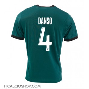 RC Lens Kevin Danso #4 Seconda Maglia 2024-25 Manica Corta
